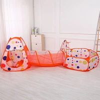 Children's Play Tent With Tunnel And Ball Pit