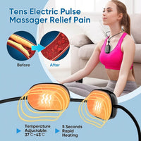 Pendant Neck Massager with Heat - Premium Cervical Vertebra Massager