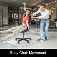 48" x 36" Heavy Duty Office Chair Mat For Hardwood Floor, Premium PVC Desk Chair Mat