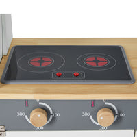 Exceptional WETA® Play Kitchen Set for Kids | Wooden Kidkraft Kitchen with Matching Cookware Set