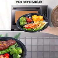 150 Pack Heavy Duty Premium Plastic Dinner Plates Healthy For Microwave Use Or Parties