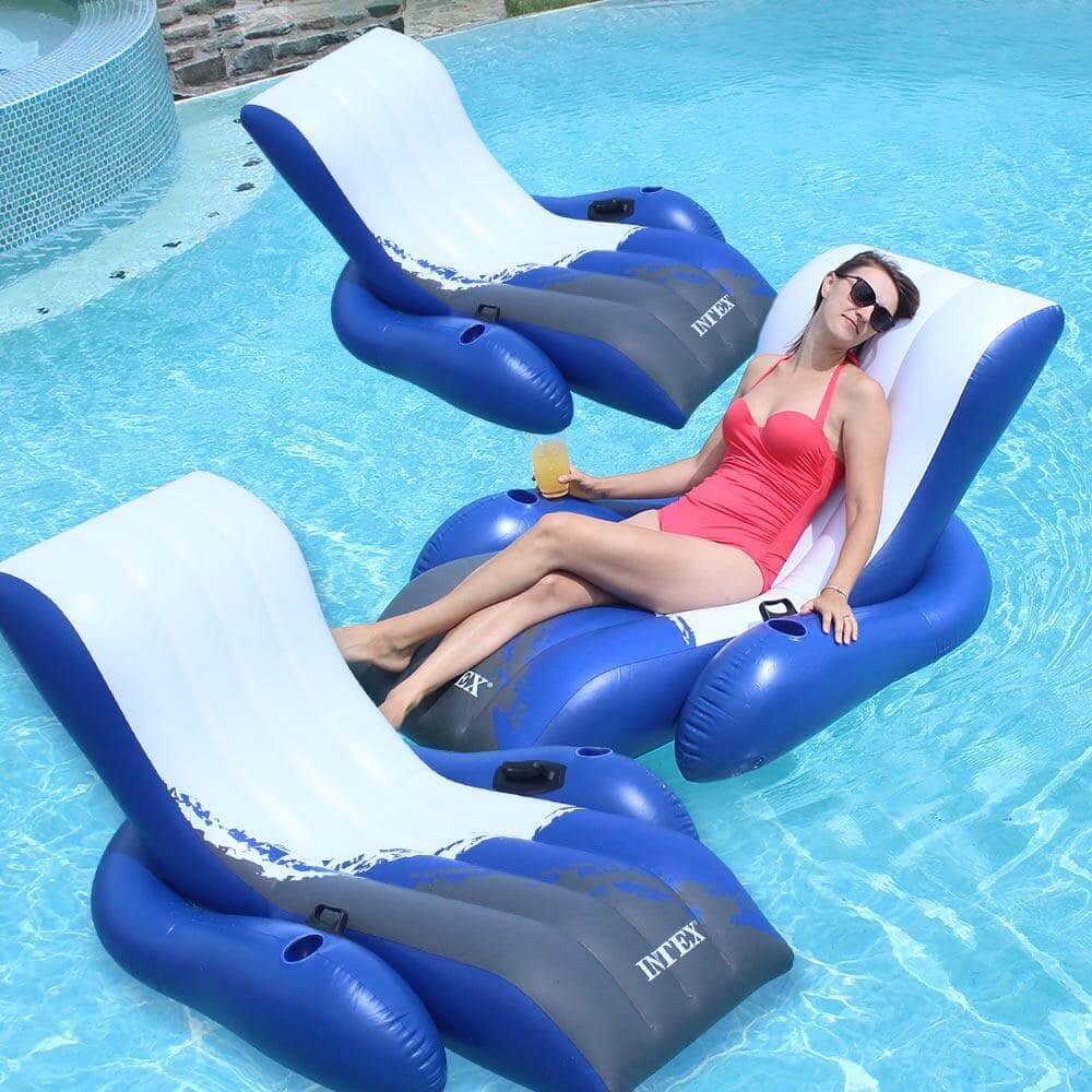 INTEX Floating Lounge Pool Recliner Lounger