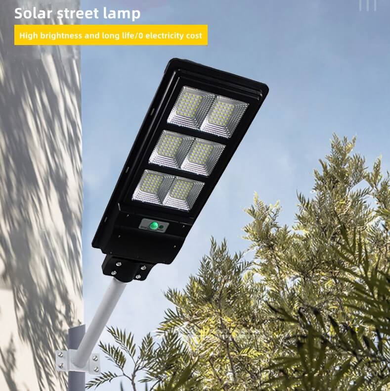 90W 210LED Solar Street Light + Mounting Bracket