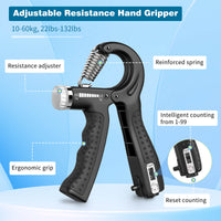 Hand Grip Strengthener Set of 6, finger strengthener, to relieve stress