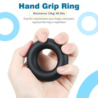 Hand Grip Strengthener Set of 6, finger strengthener, to relieve stress