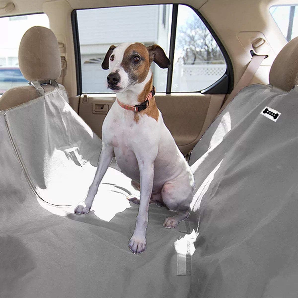 Grey Pet Carseat Cover