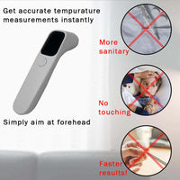 Infrared Thermometer No Contact, Delivers Fast and Accurate Temperature Reading in 1 Second with Easy Read Digital Display