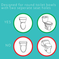 Non-Electric Single Nozzle Toilet Seat Bidet for Standard 15/16"