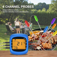 Bluetooth Meat Thermometer with 6 Temperature Probes