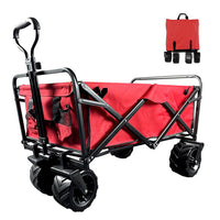 Collapsible Beach Wagon, Beach Cart, Folding Wagon